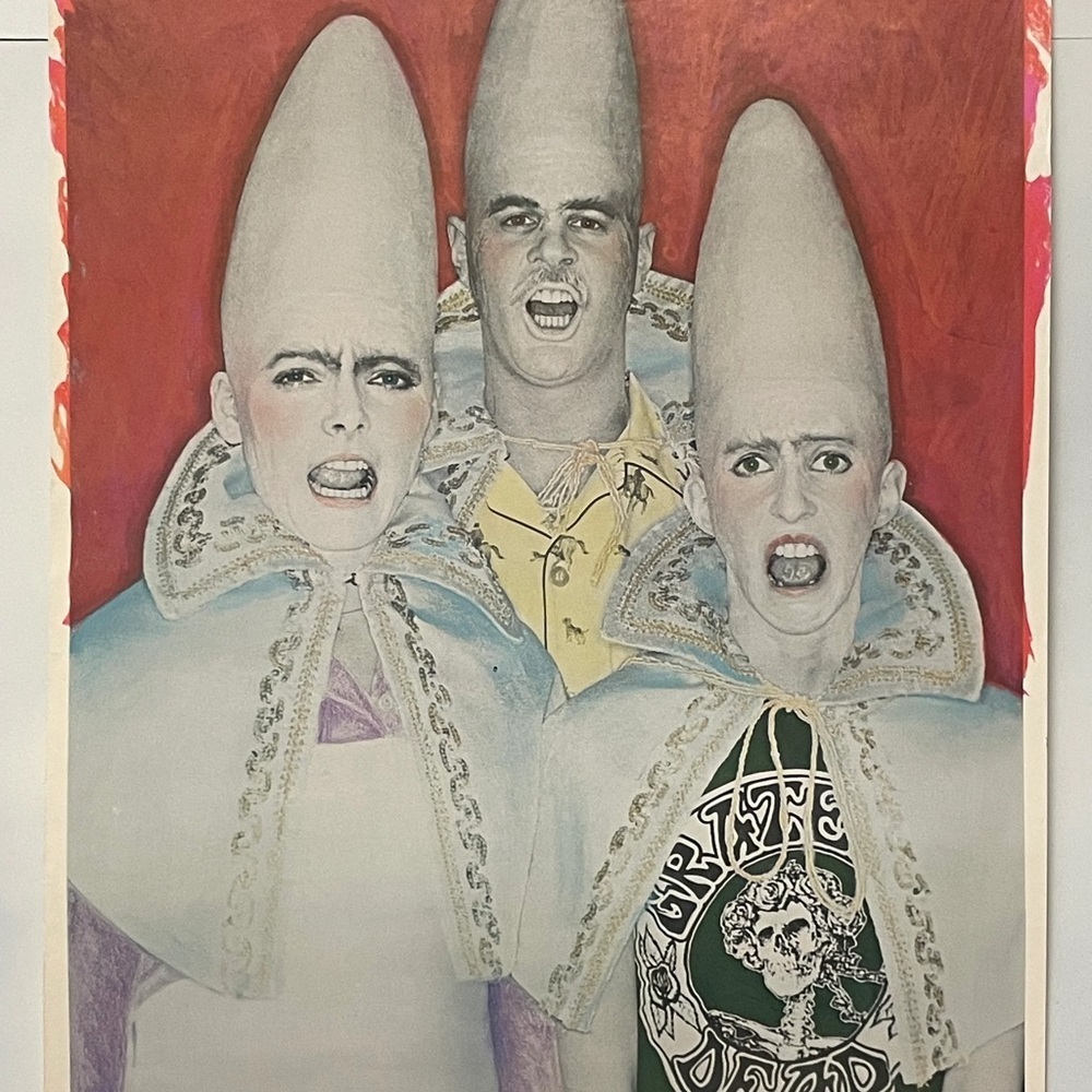 Unique Conehead Art Print original SNL sketch poster NOS 1978 read